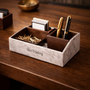 Marble Desk Organizer
